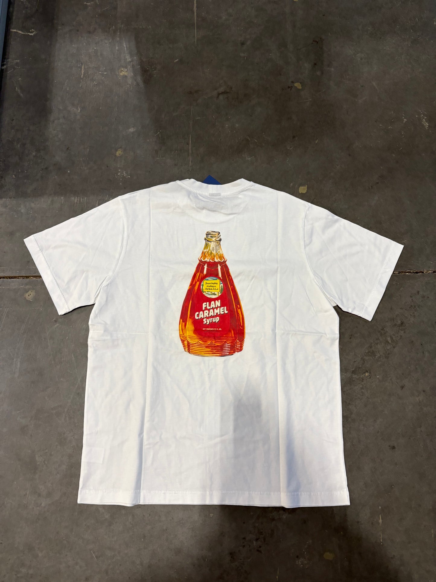 FLAN Labs “Caramel Syrup” Graphic Tee *NEW WITH TAGS*