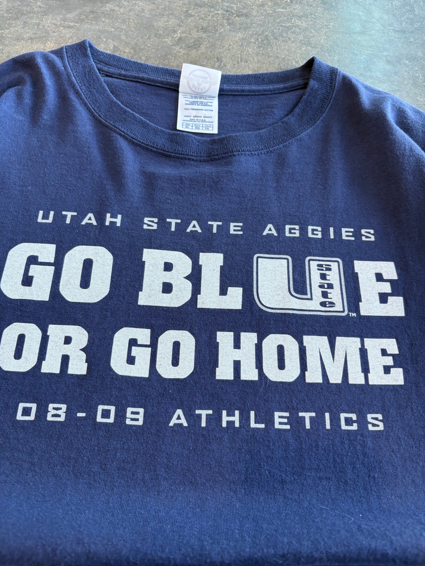 Y2K Utah State Aggies 08/09 Athletics Graphic Tee