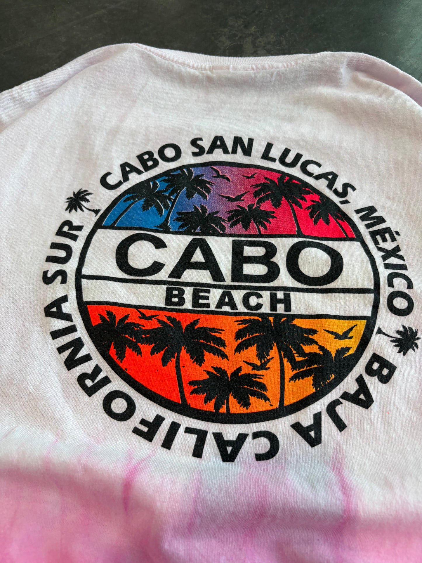 Cabo Mexico Tie Dye Graphic Tee