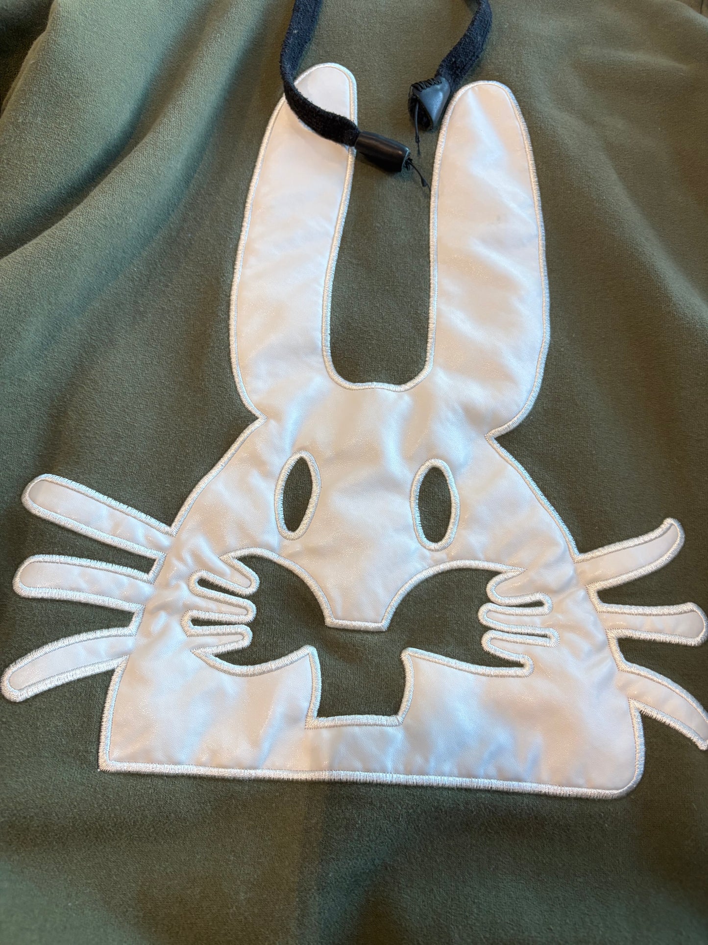 Grunge Bunny Graphic Hoodie