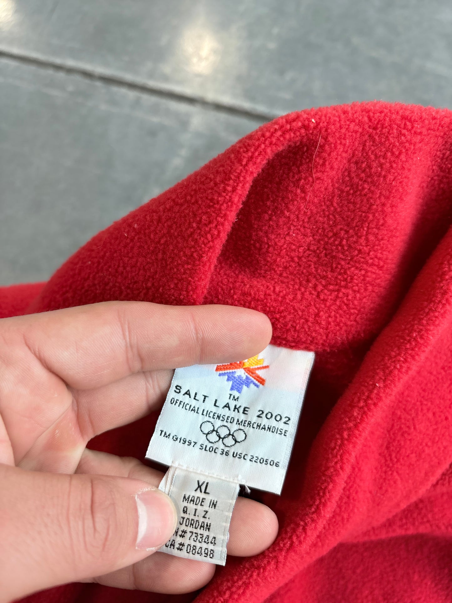 2002 Salt Lake Winter Olympics Fleece Sweater Vest