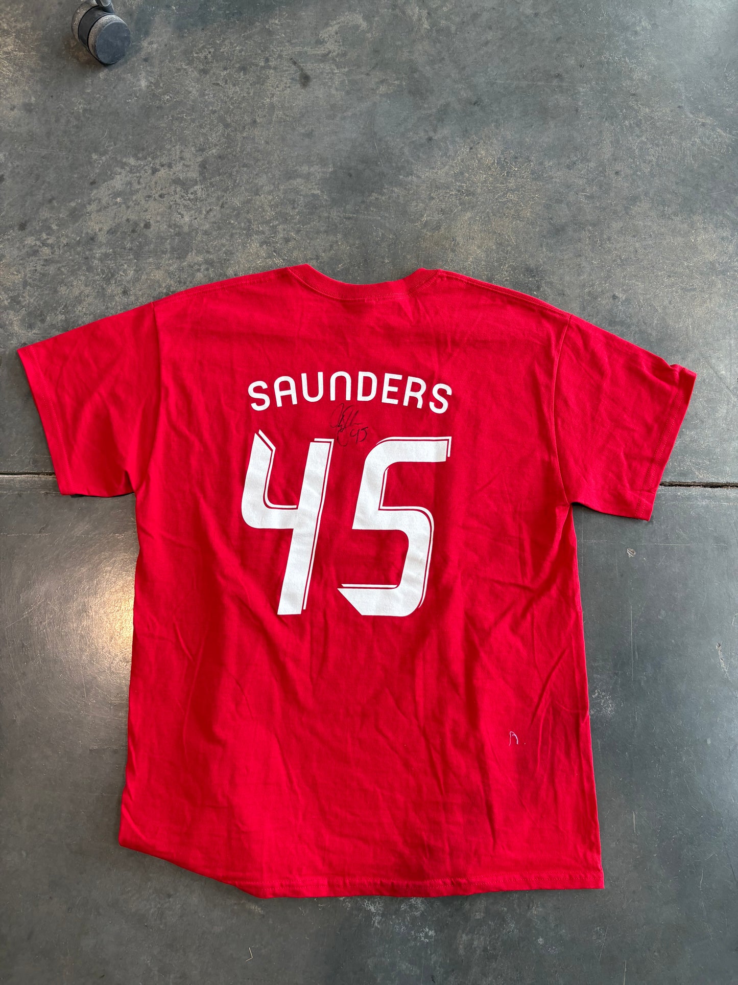 Real Salt Lake #45 Saunders Signed Shirt