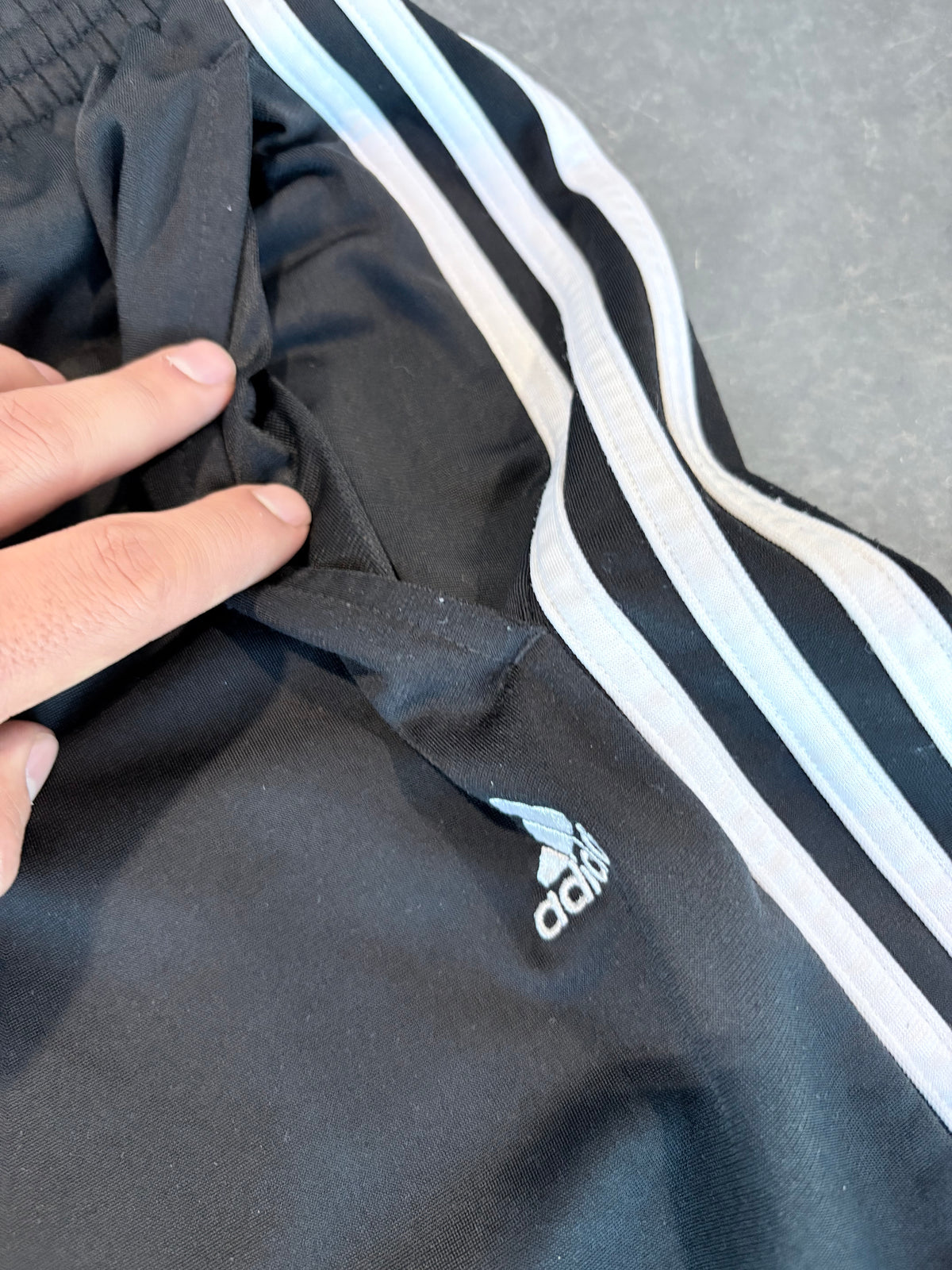 Vintage Y2K Adidas Baggy Open Bottom Track Pants