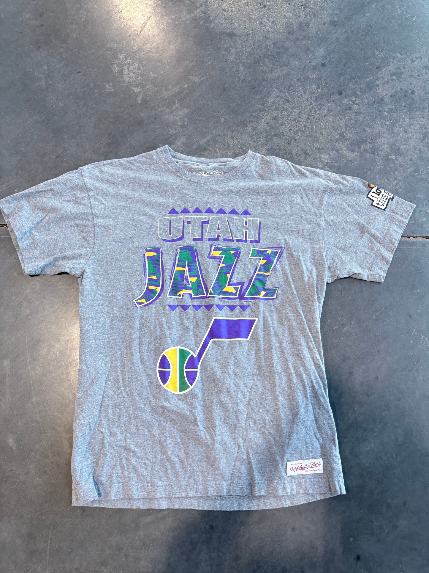 Utah Jazz Mitchell & Ness Graphic Tee