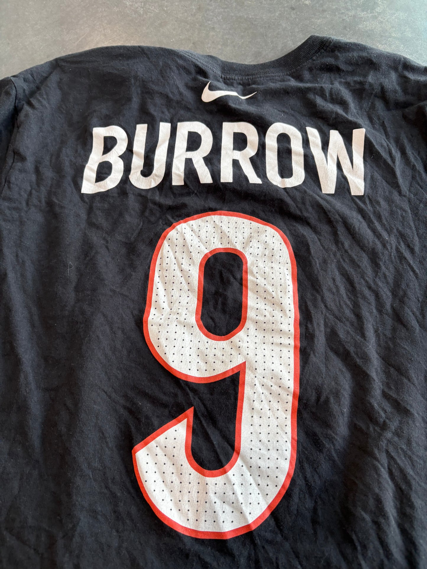 Cincinnati Bengals #9 Joe Burrow Nike Graphic Tee
