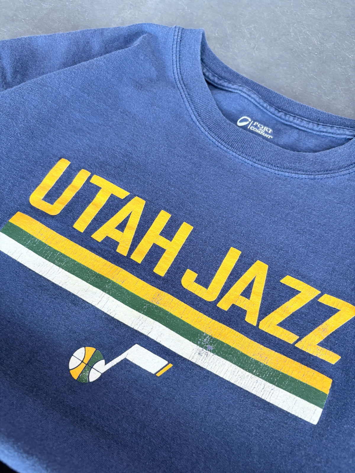 Y2K Utah Jazz Basketball Graphic Tee