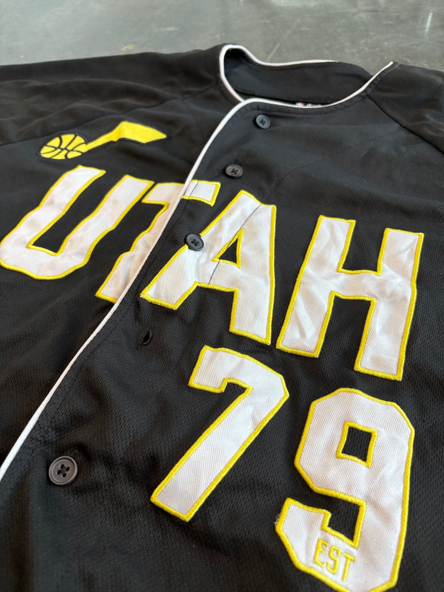 Utah Jazz Baseball Jersey