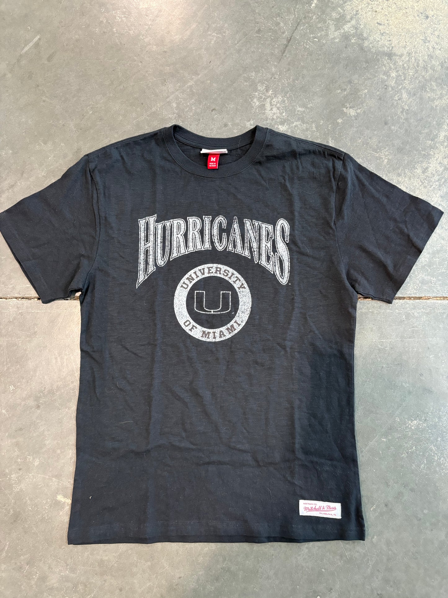University of Miami Mitchell & Ness Graphic Tee