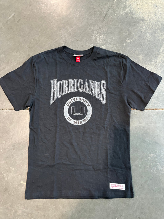 University of Miami Mitchell & Ness Graphic Tee