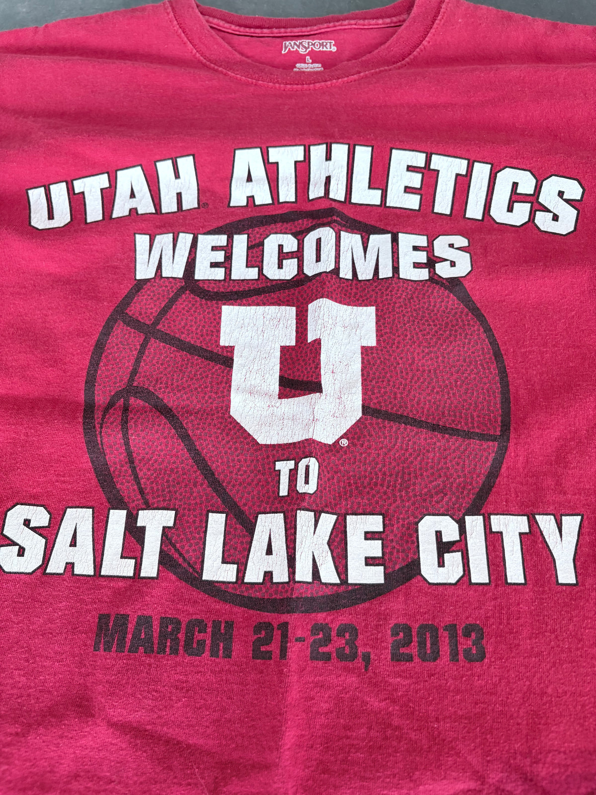 2013 Utah Utes Athletics Basketball Graphic Tee