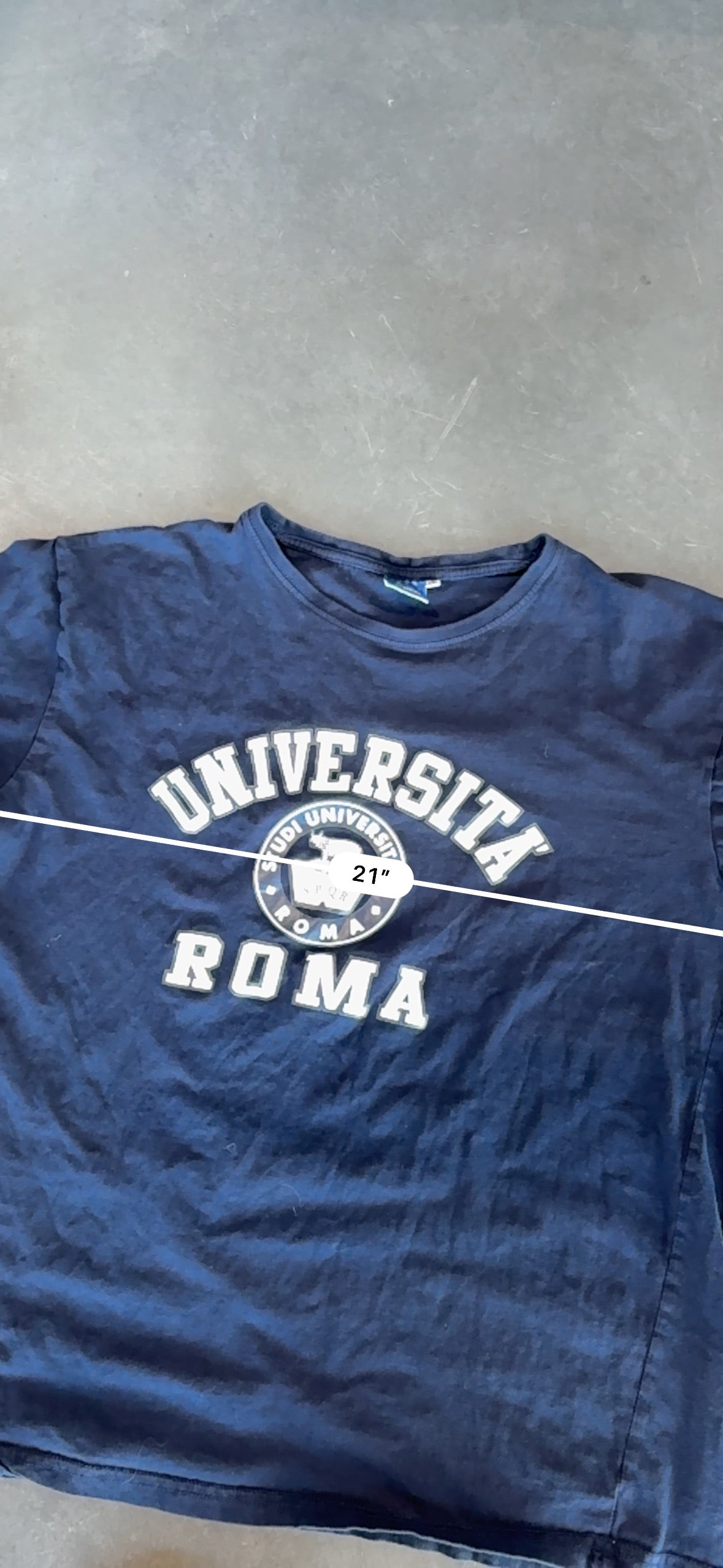 Y2K University of Roma Graphic Tee