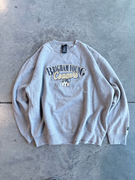 Vintage Y2K BYU Cougars Starter Graphic Sweater