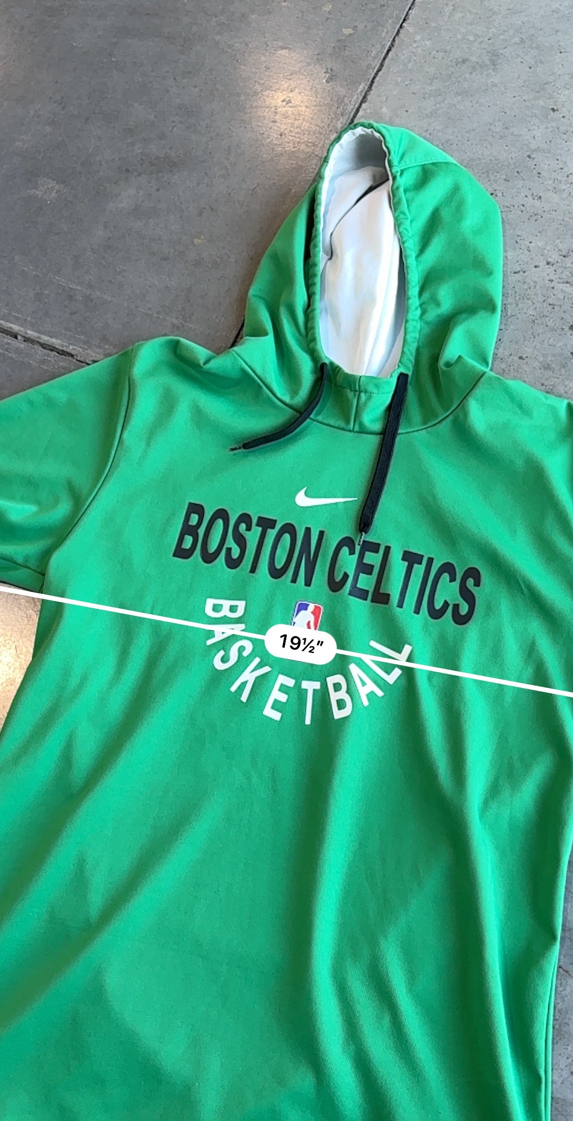 Boston Celtics Basketball Player Issued Training Hoodie