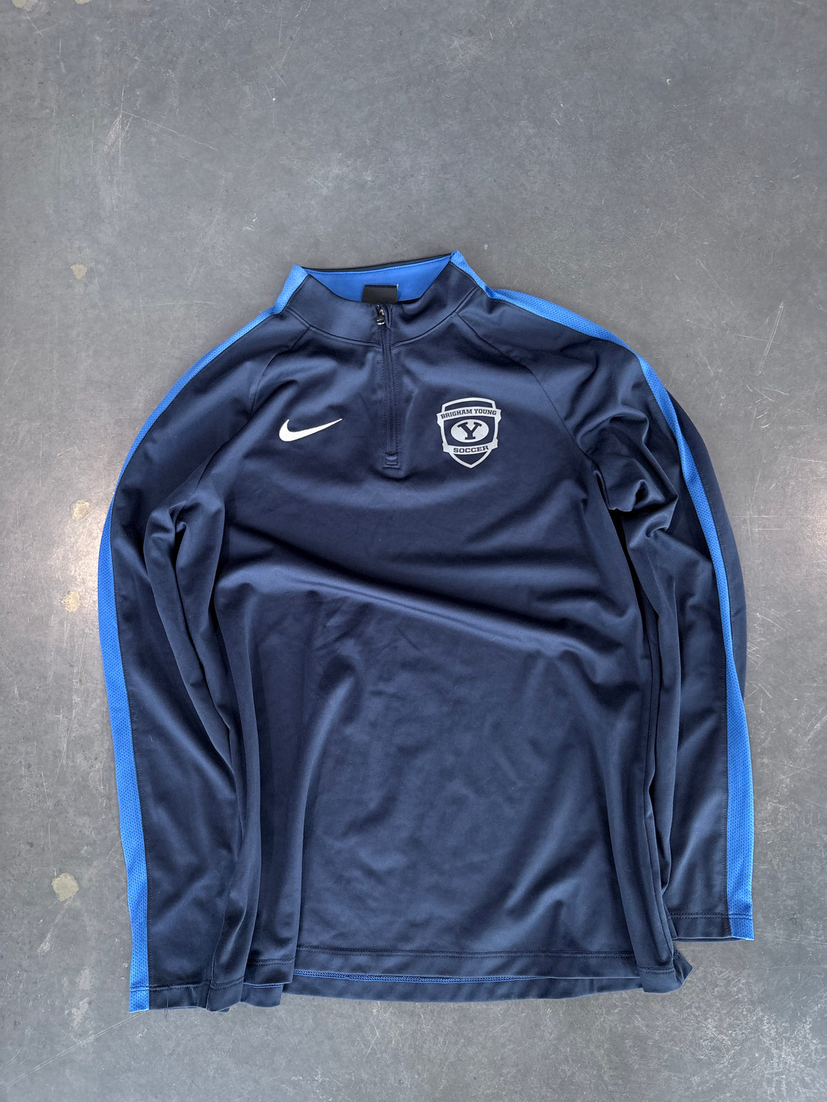 BYU Soccer Nike Dri-Fit Training Sweater