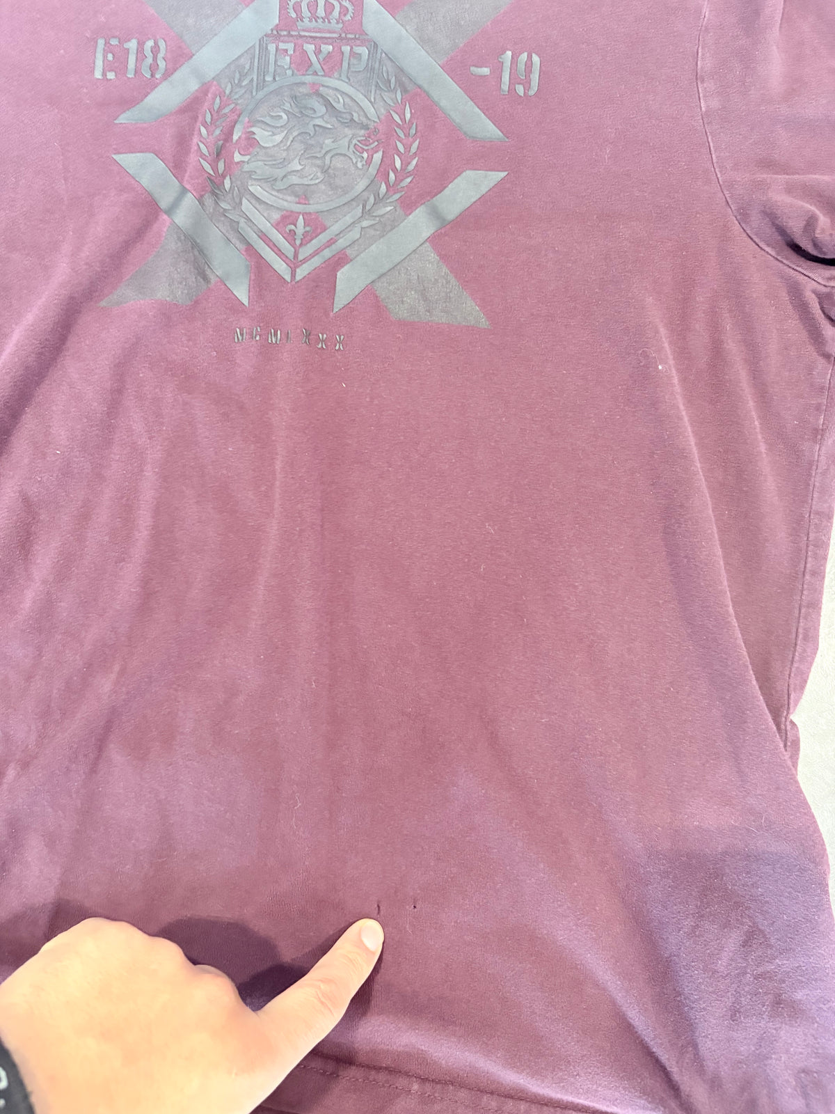 Express Grunge Graphic Tee