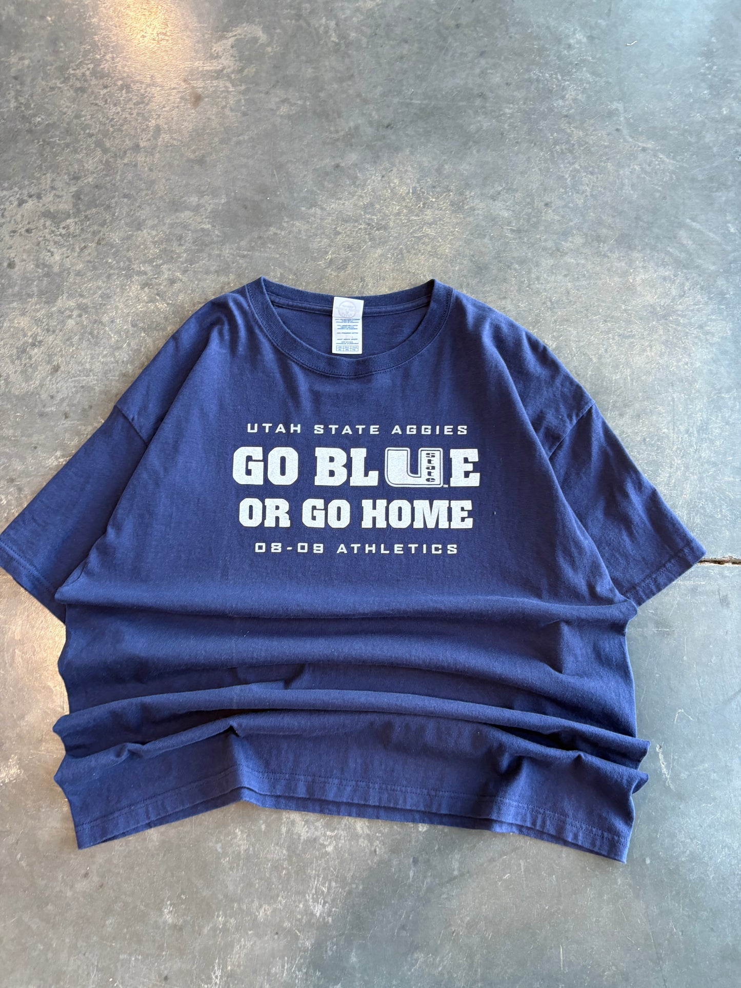 Y2K Utah State Aggies 08/09 Athletics Graphic Tee