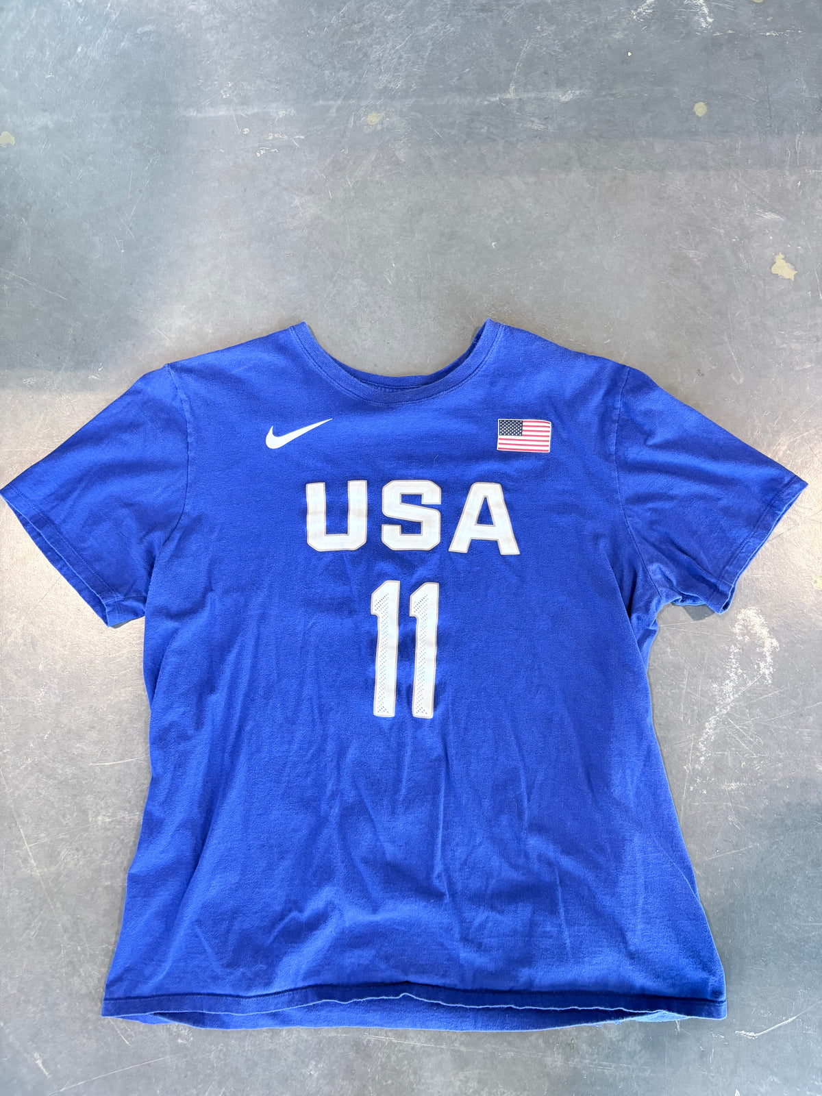 Team USA Basketball #11 Klay Thompson Nike Graphic Tee