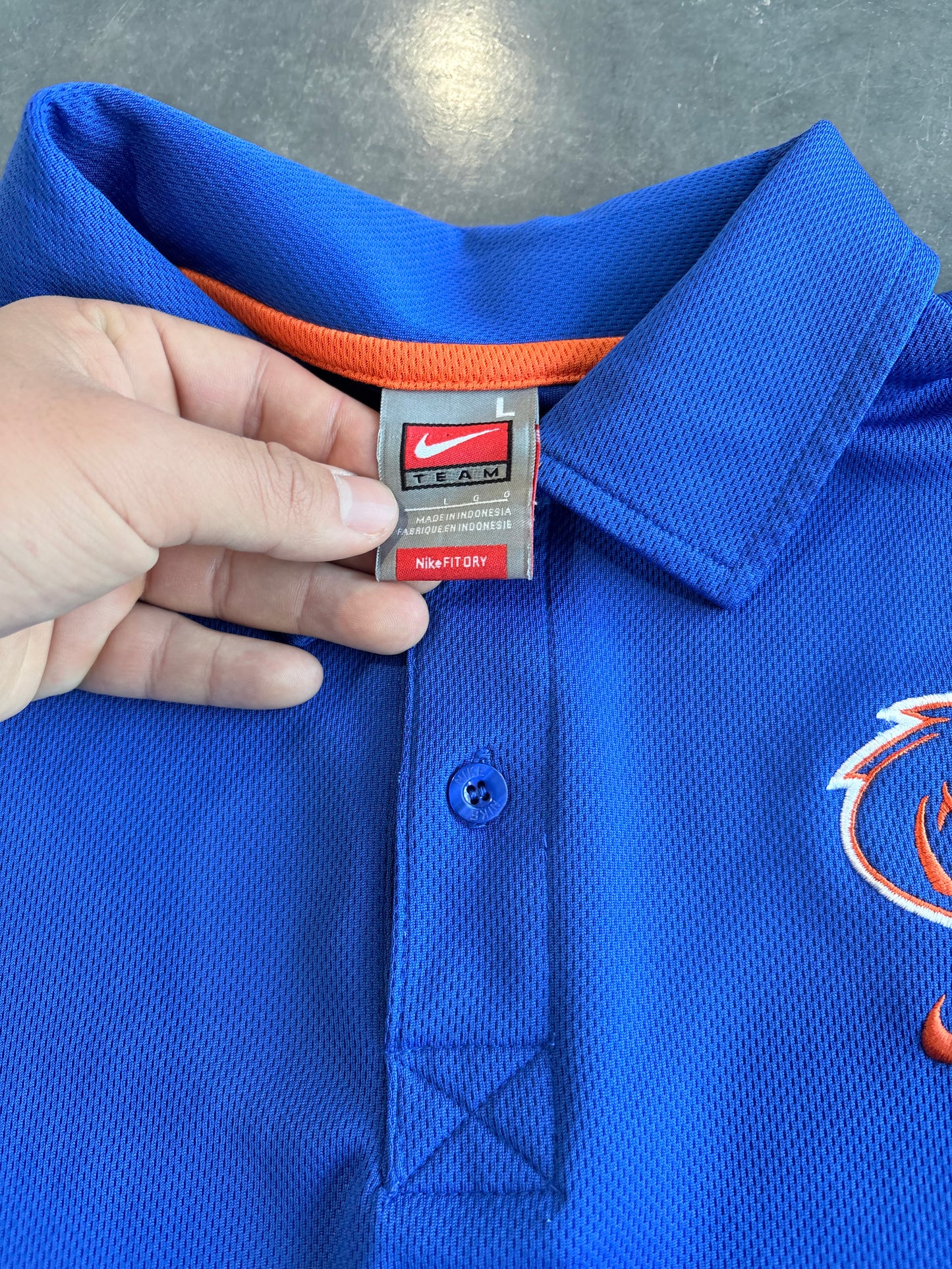 Y2K Boise State Bronco Nike Team Polo