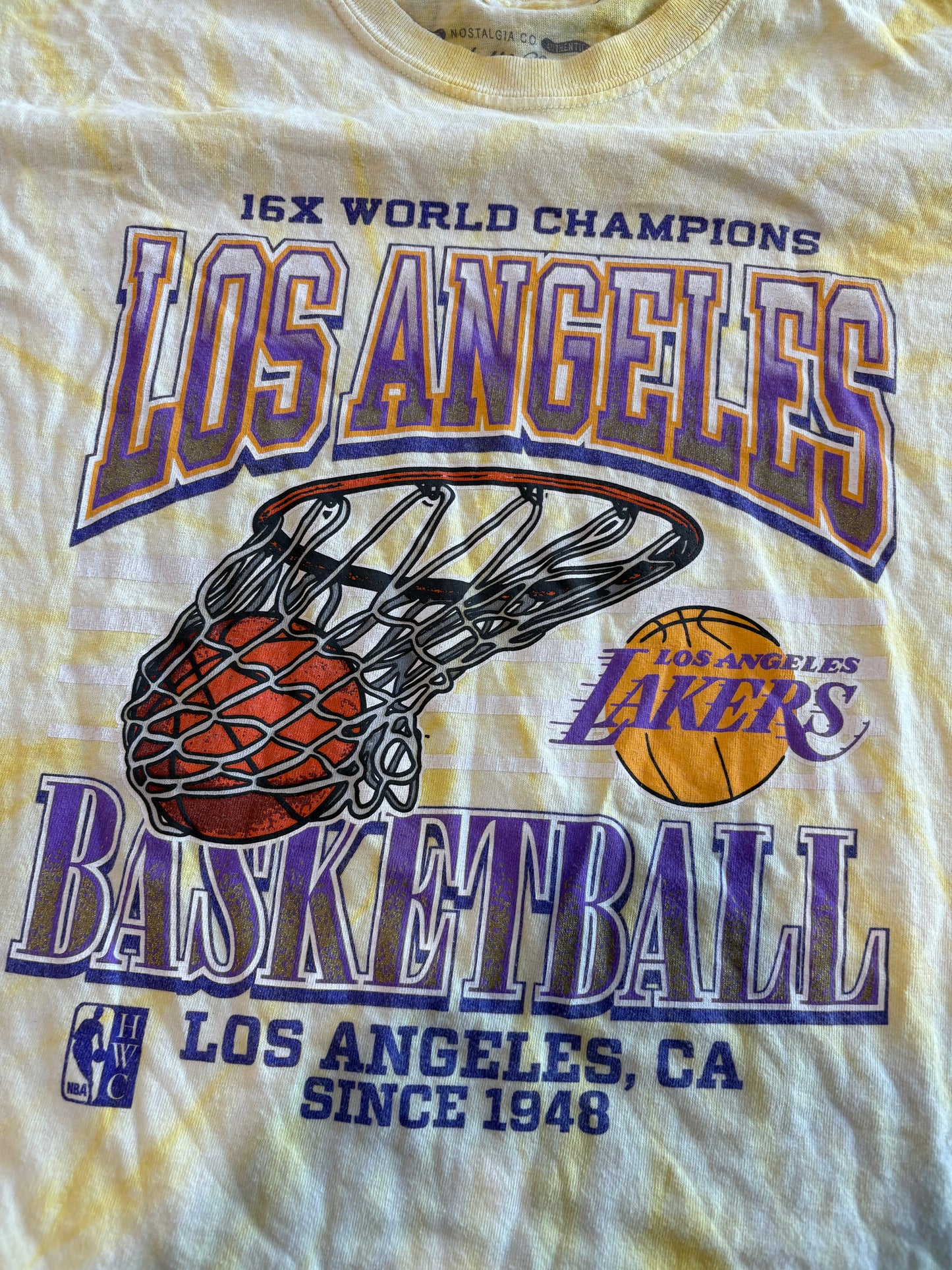 Los Ángeles Lakers Mitchell & Ness Graphic Tee
