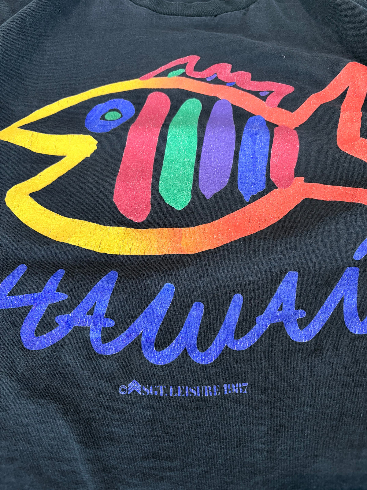 Vintage Hawaii Rainbow Trout Graphic Tee