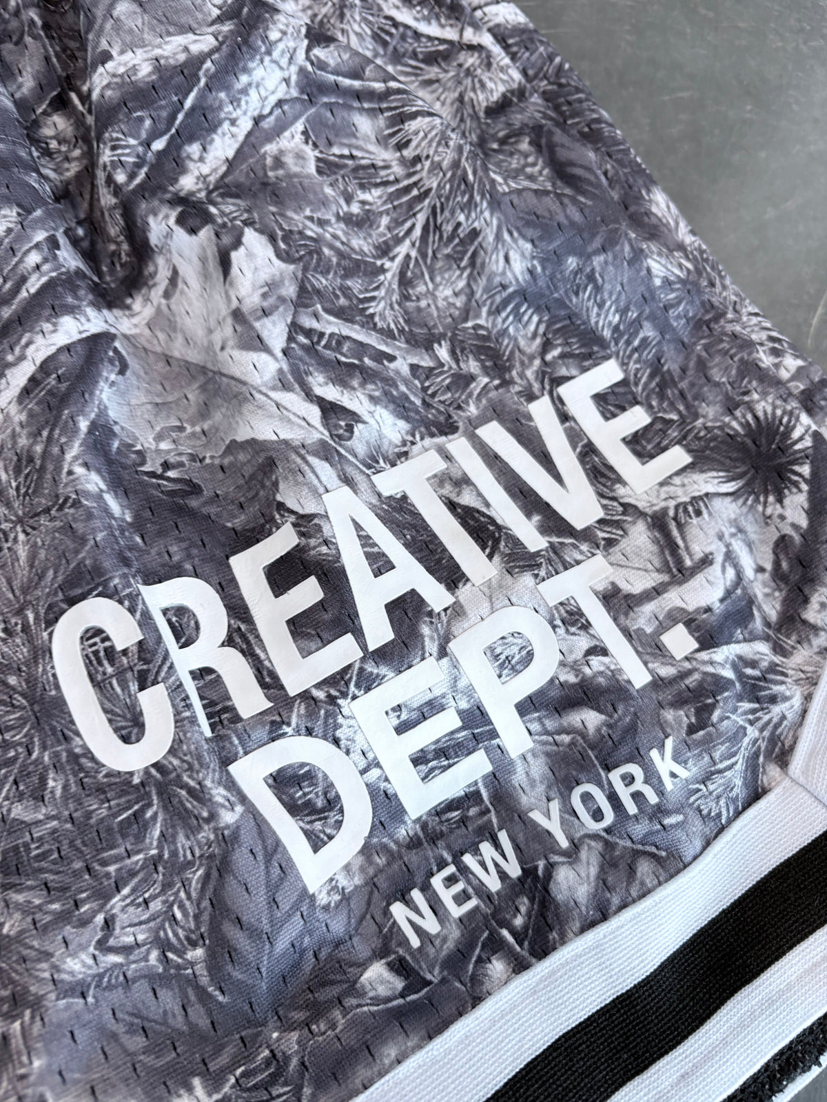 Creative Department Camo Print Streetwear Basketball Shorts