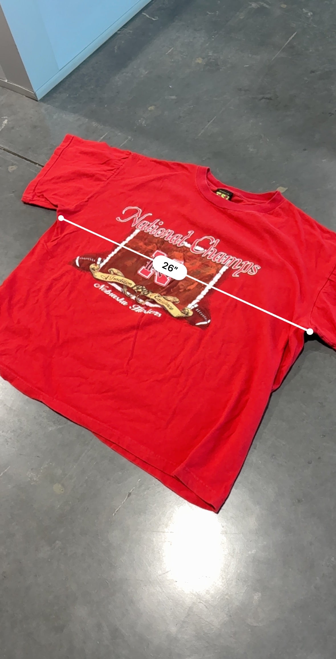 1995 Nebraska Huskies National Champs Graphic Tee