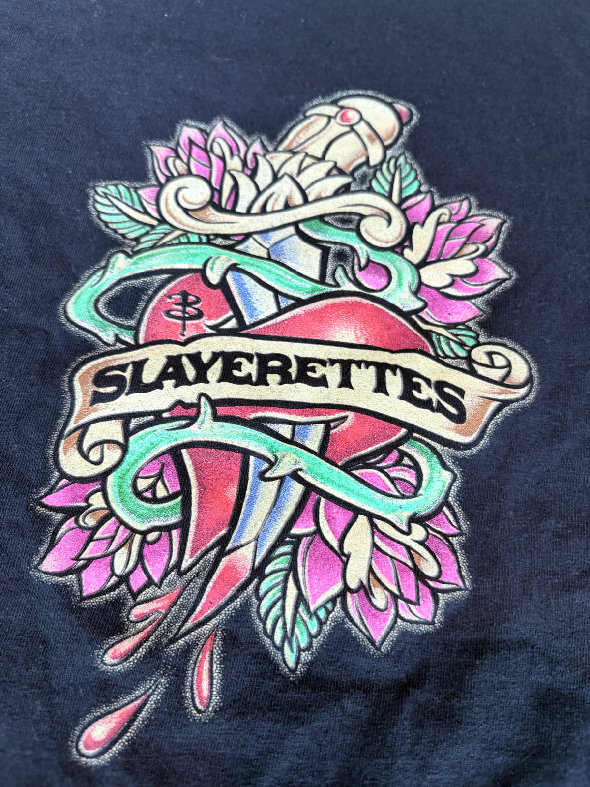 Grunge Y2K Slayerettes Graphic Tee