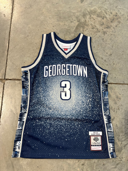 1995-96 Georgetown #3 Allen Iverson College Vault Jersey *NEW WITHOUT TAGS*