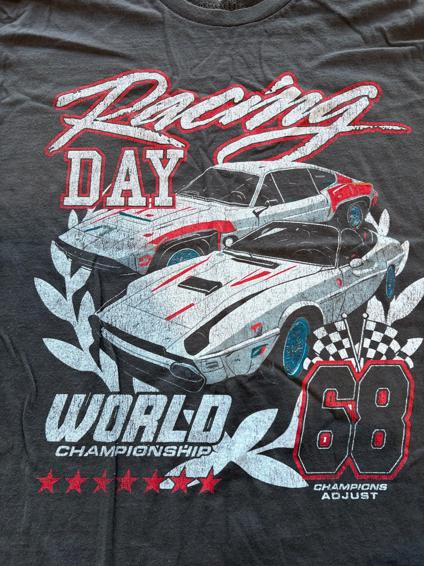 Racing Day Vintage Graphic Tee