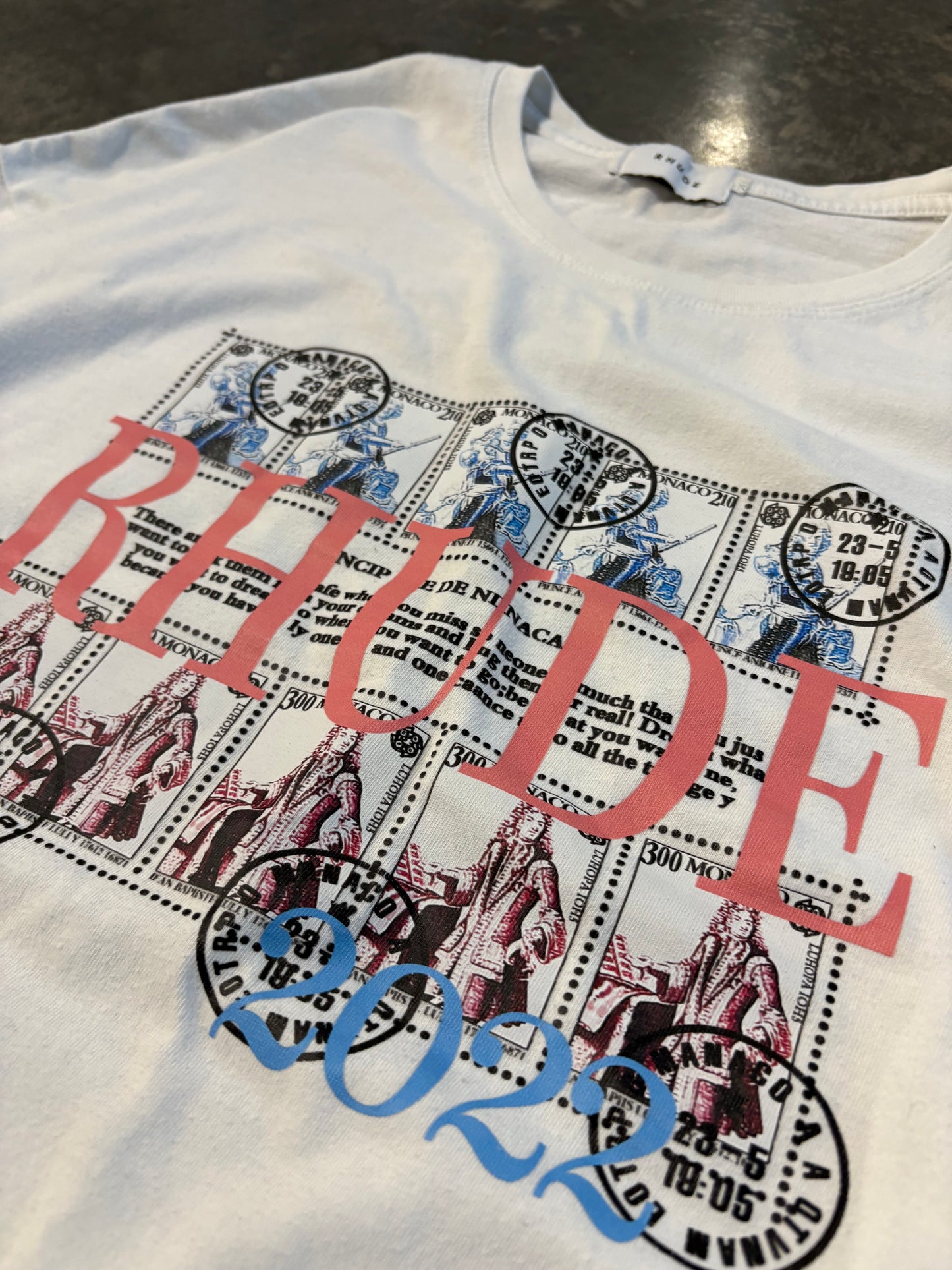 RHUDE 2022 Monaco Graphic Tee