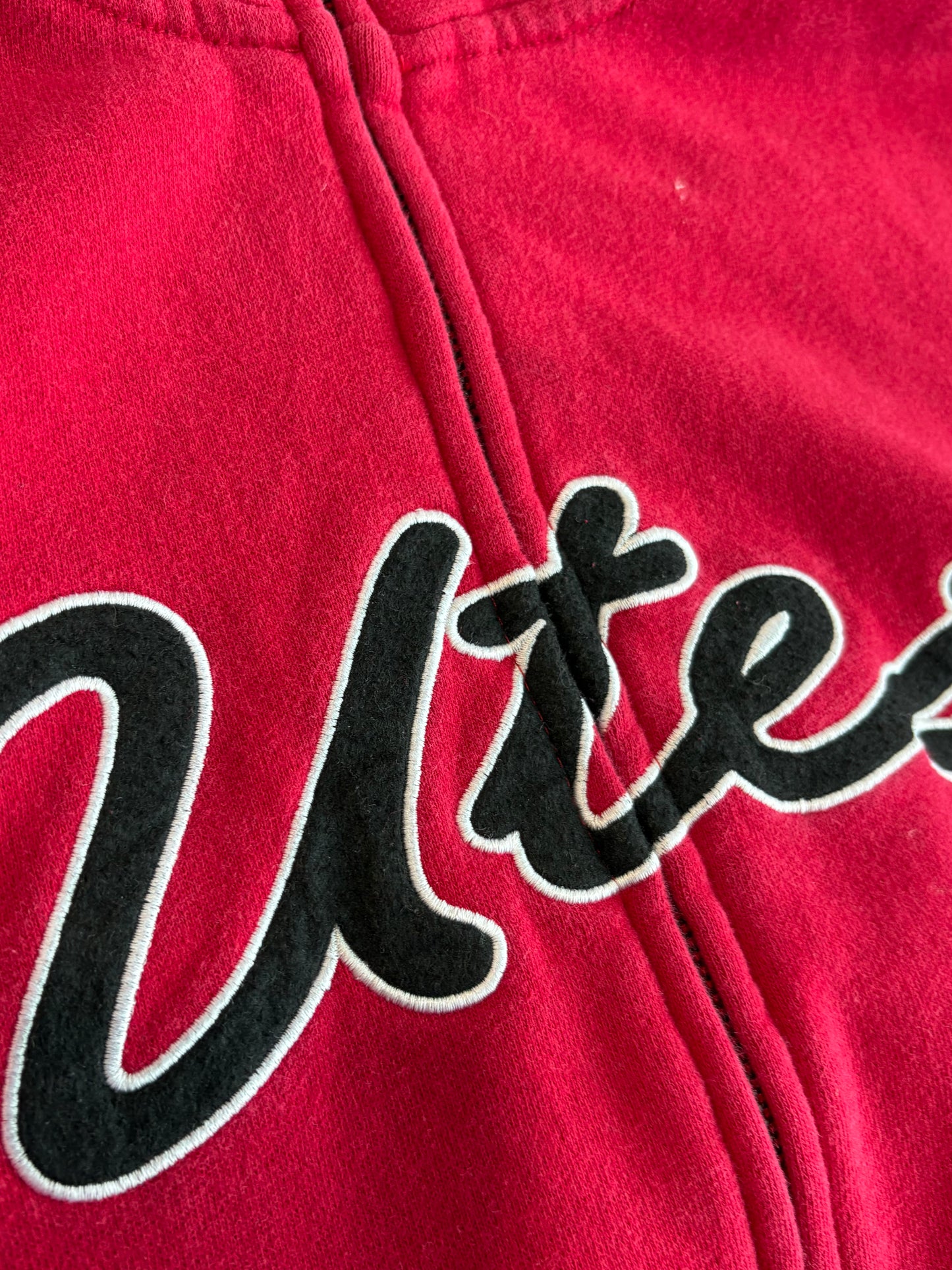 Y2K Utah Utes Zip Up Hoodie