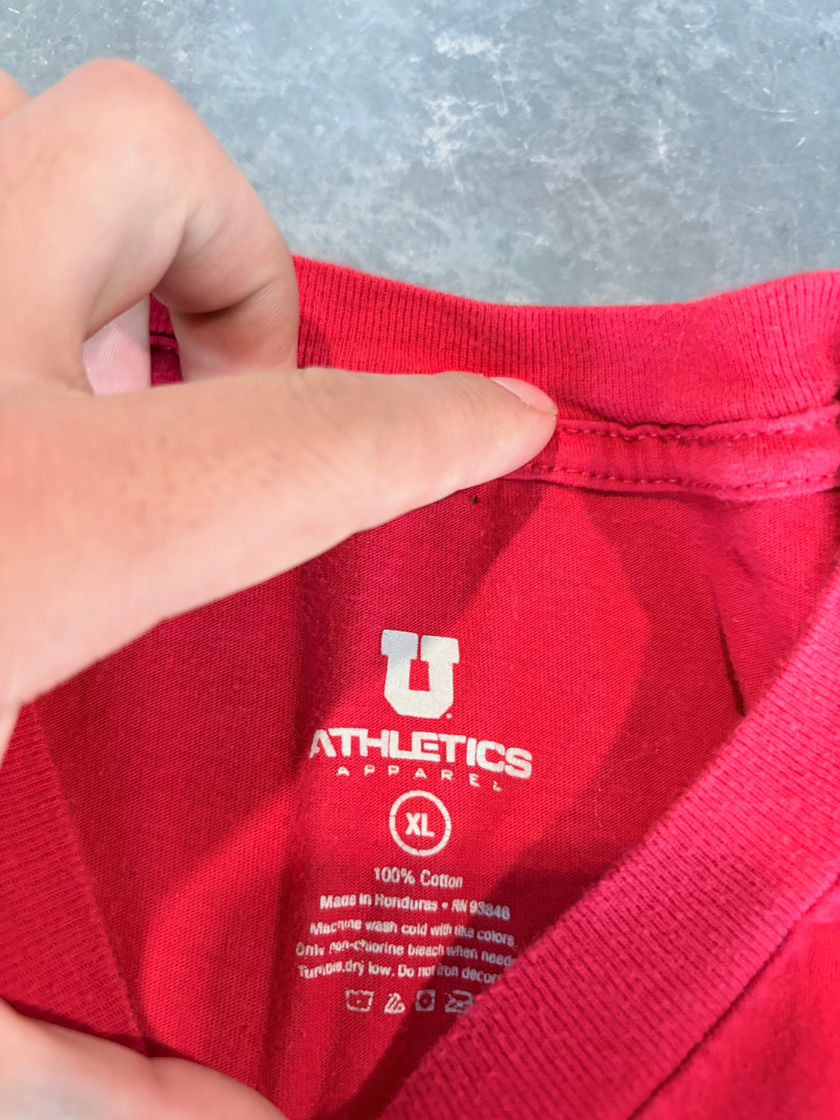 Utah Utes “Friends Don’t Let Friends Wear Blue” Holy War Graphic Tee