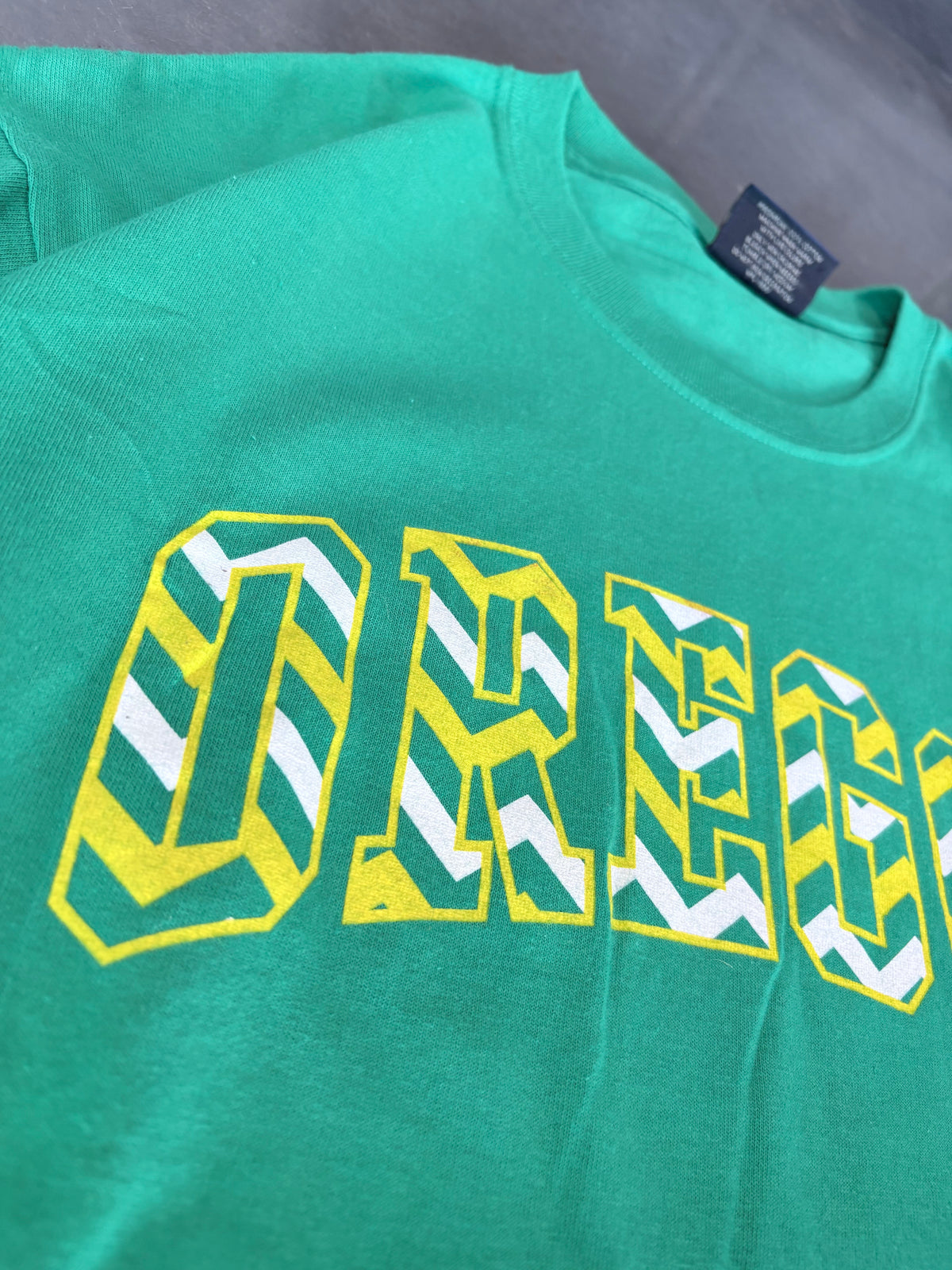 Y2K Oregon Ducks Collegiate Graphic Tee