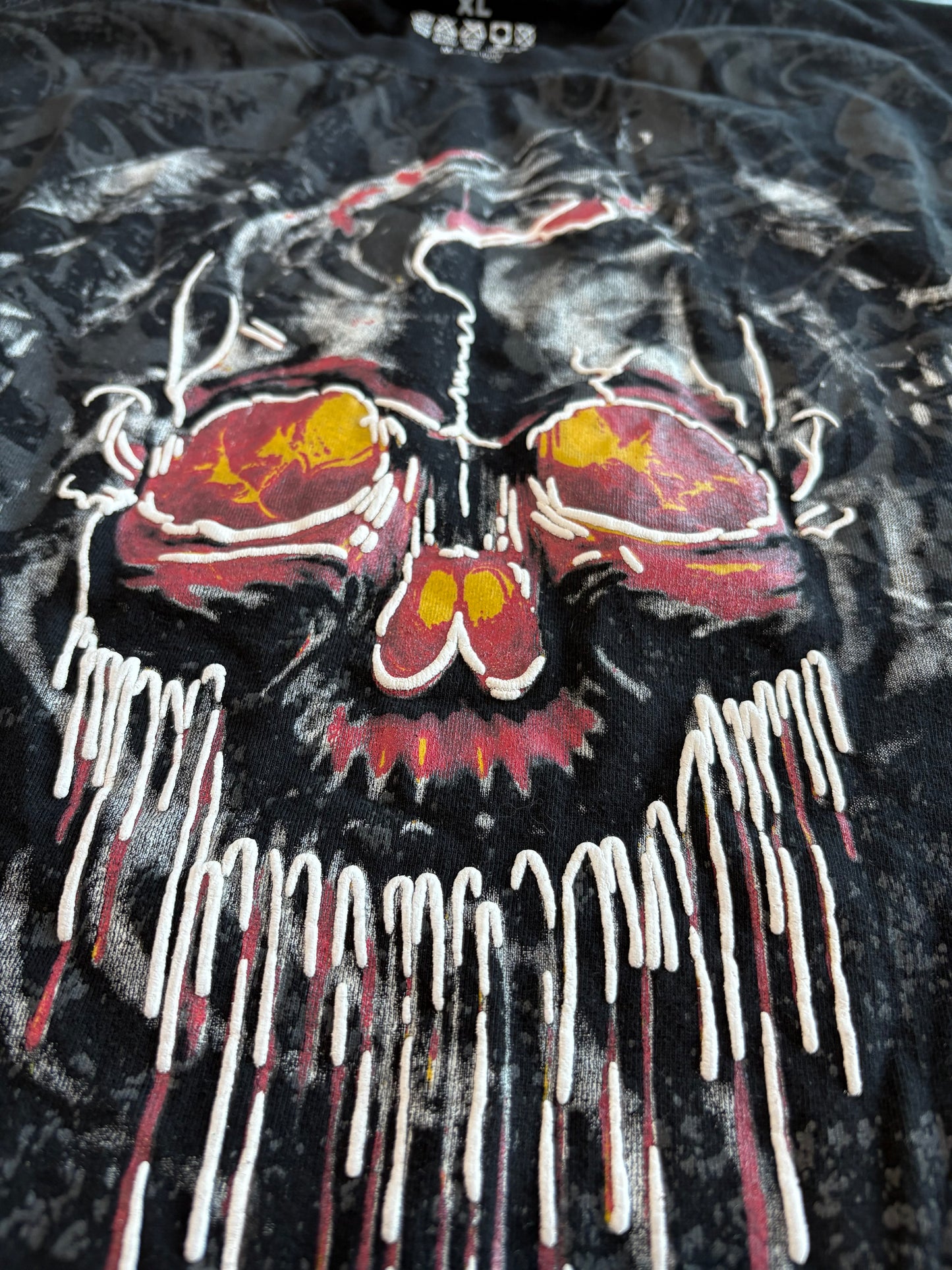 Grunge Skull Graphic Tank Top