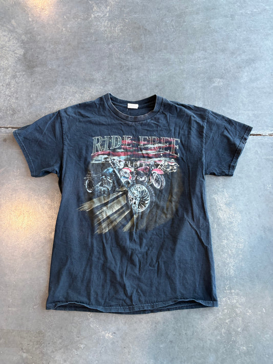 Y2K Ride Free Motocross Graphic Tee