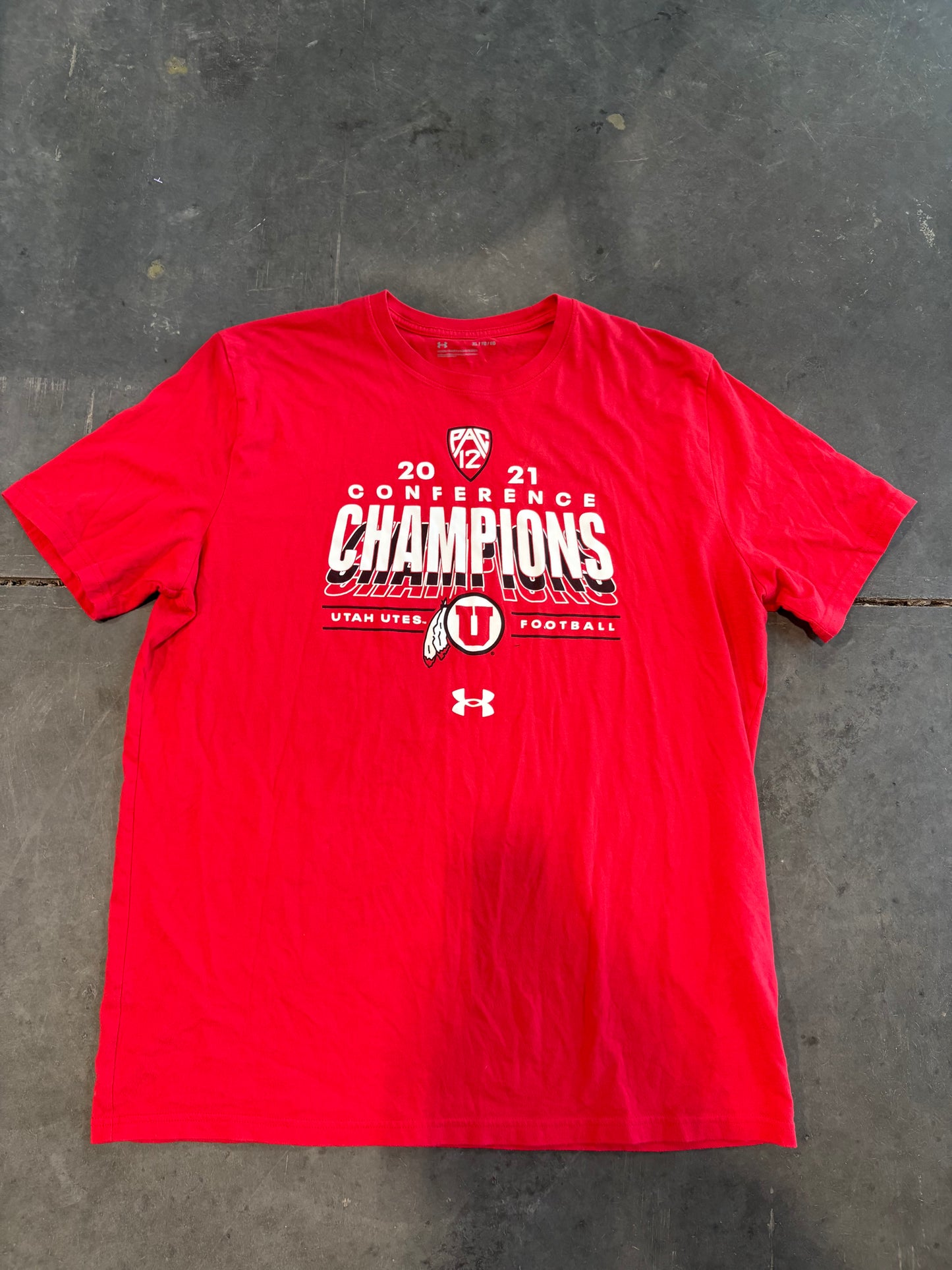 Utah Utes 2021 Conference Champions Graphic Tee