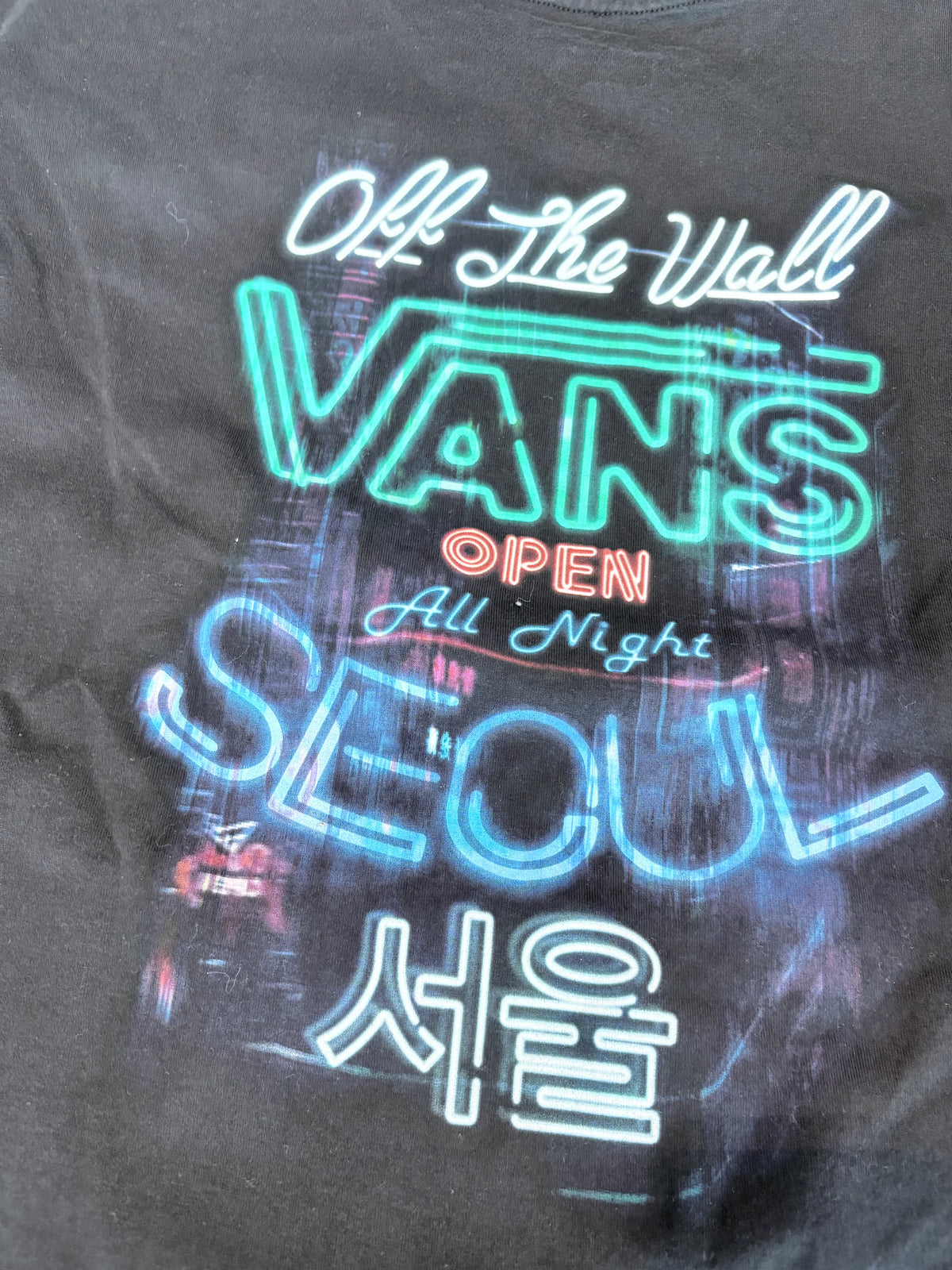 Vans Seoul Korea Streetwear Graphic Tee