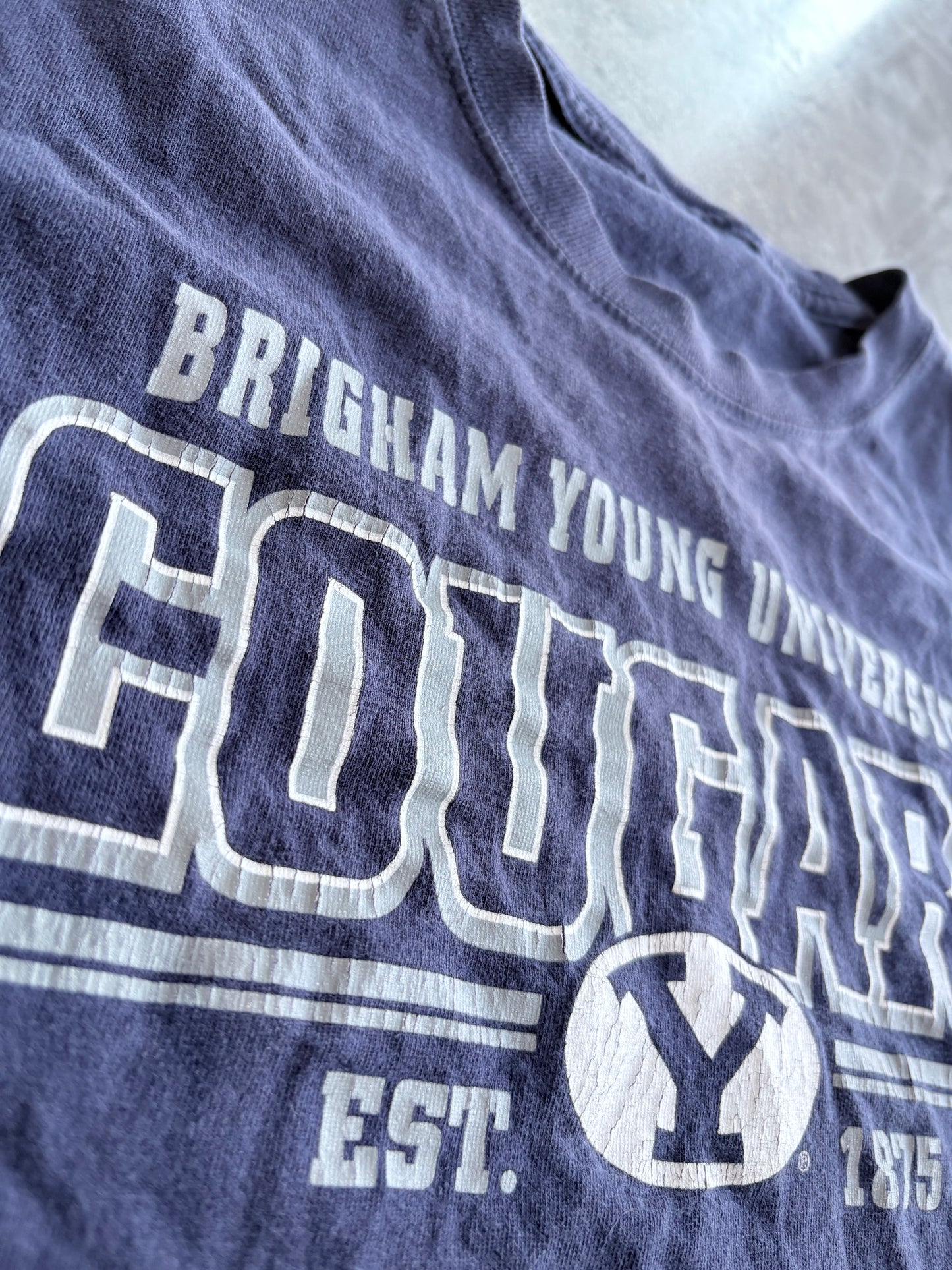 Y2K BYU Cougars Graphic Tee