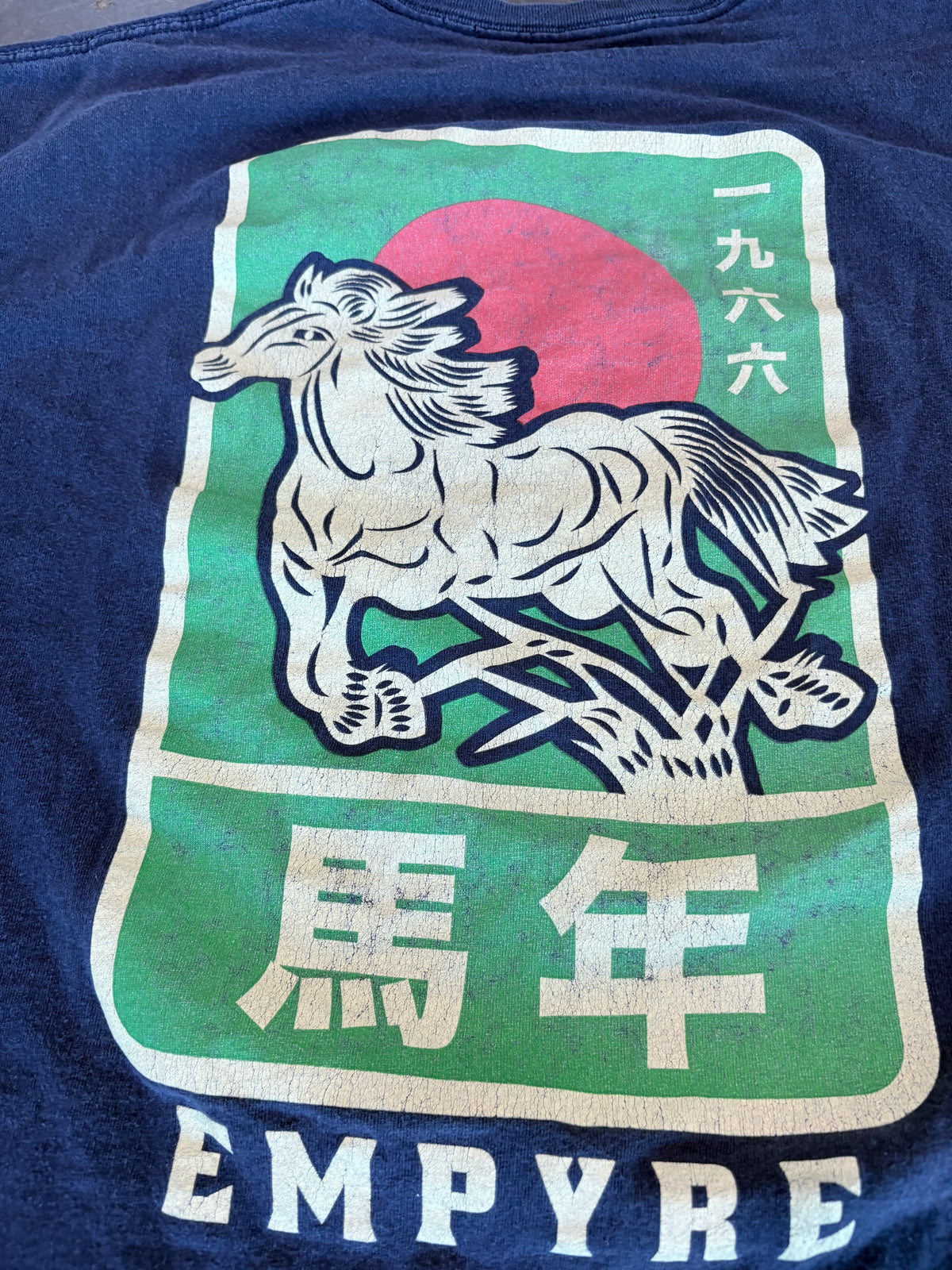 Empyre Horse Race Japanese Streetwear Graphic Tee