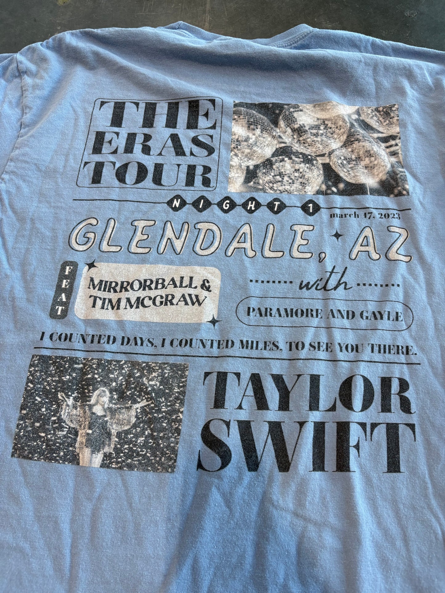 Taylor Swift The Eras Tour Night 1 Graphic Tee