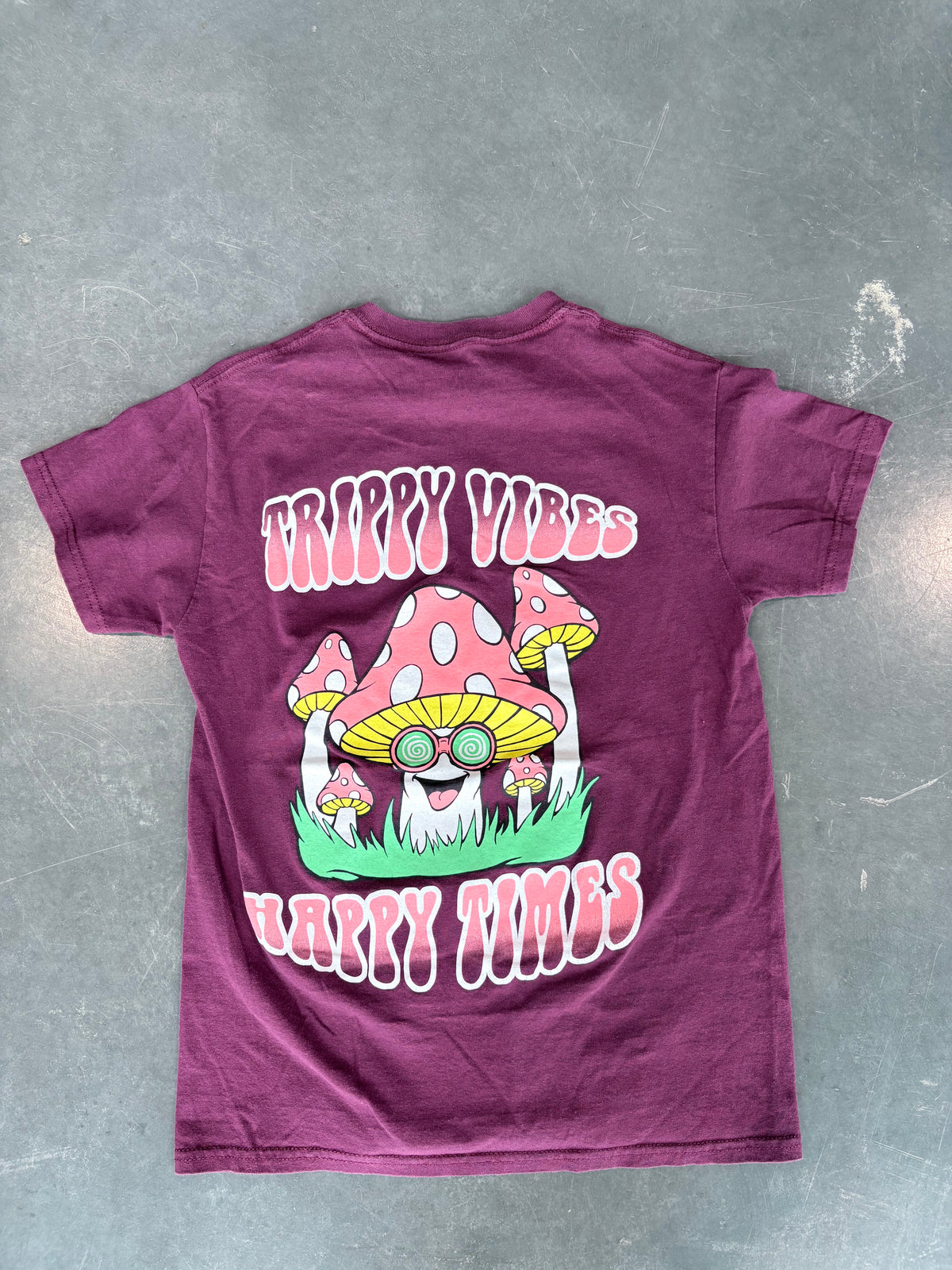Trippy Vibes Happy Times Graphic Tee