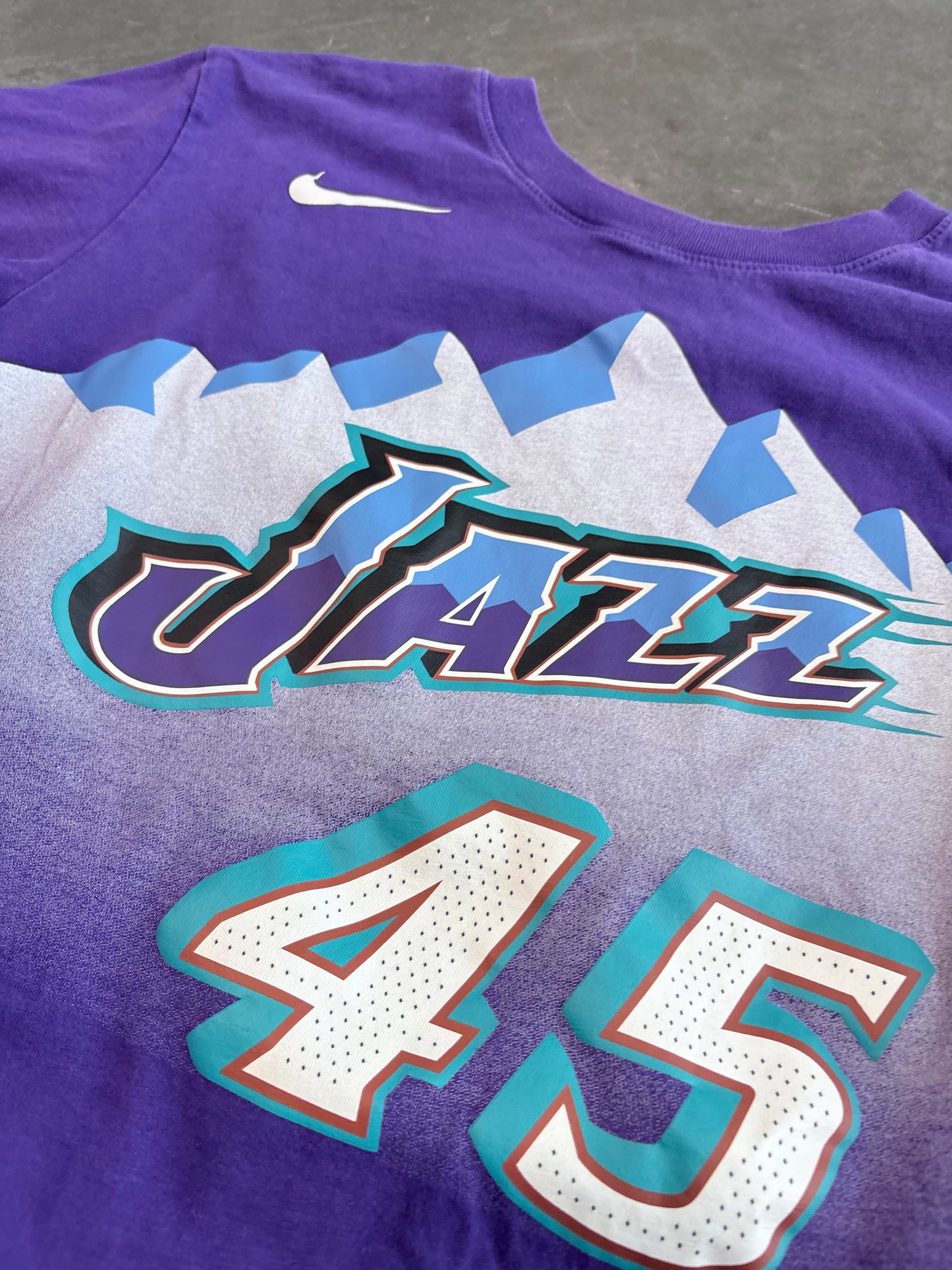 Retro Utah Jazz Nike Graphic Tee