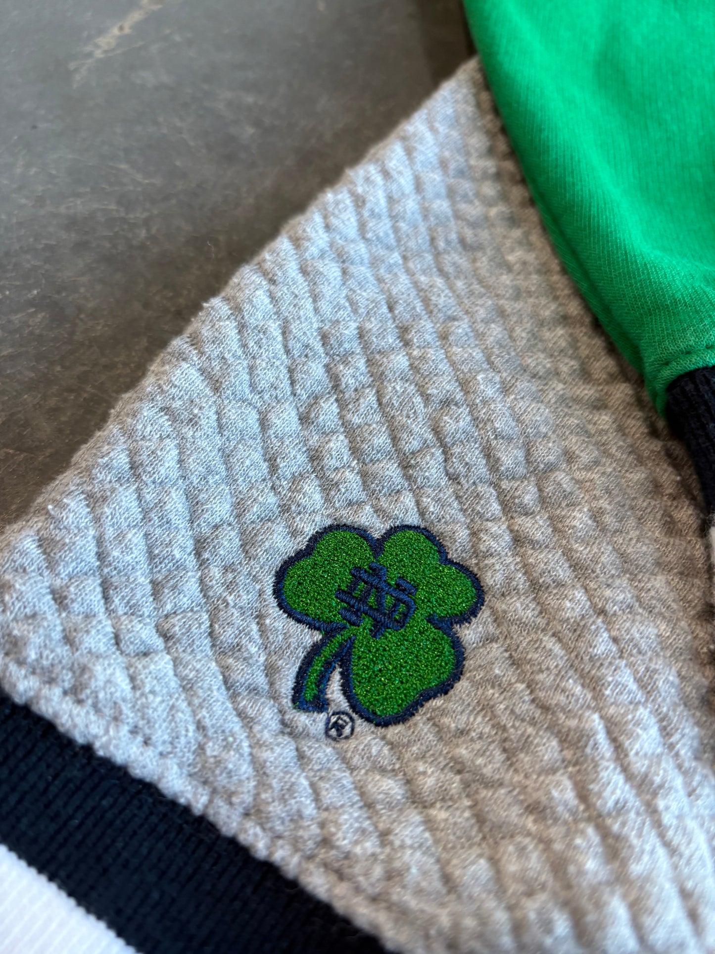 Y2K Notre Dame Irish Graphic Tee Gildan Sweater