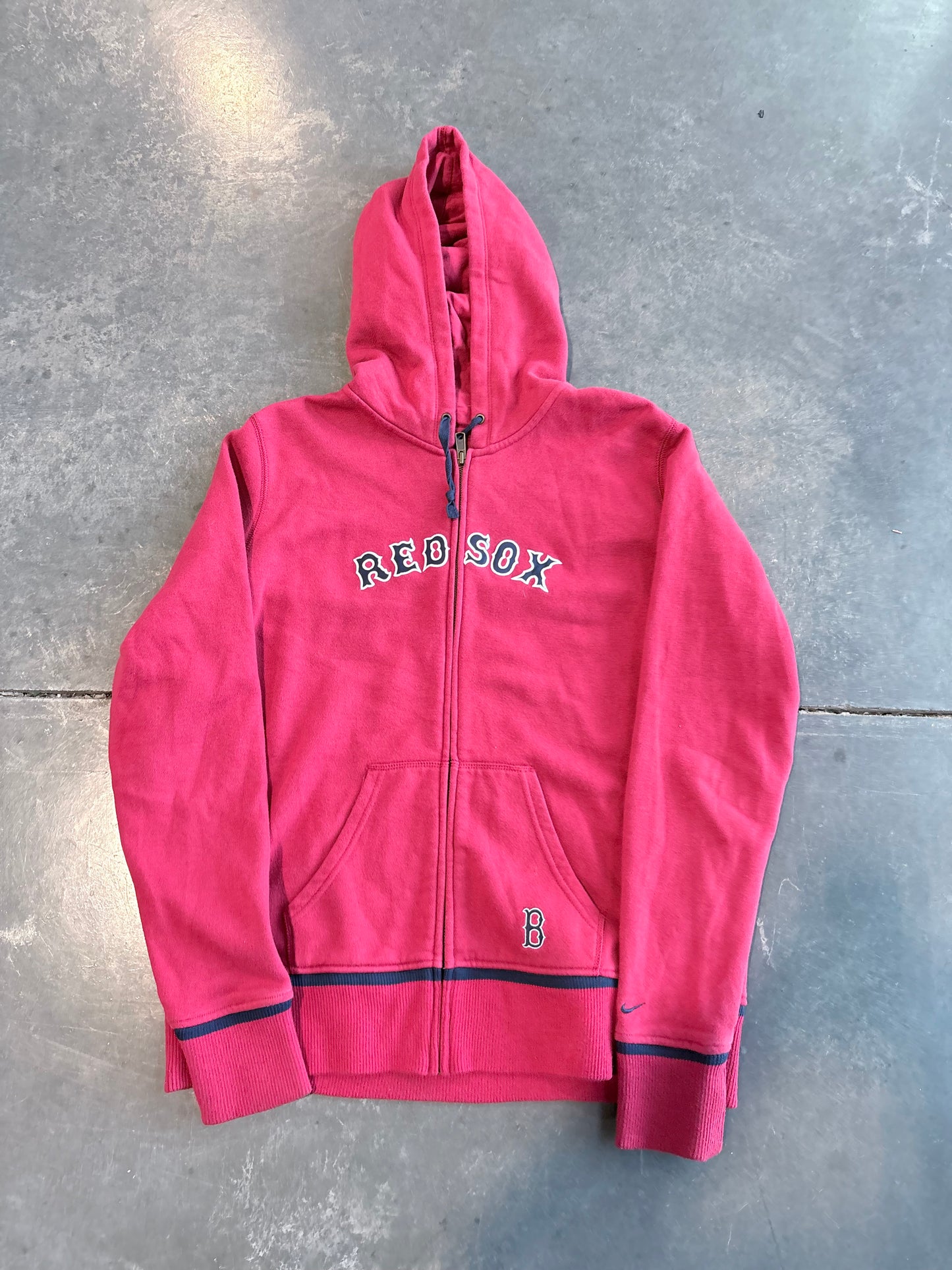 Vintage Y2K Boston Red Sox Nike Team Zip Up Hoodie
