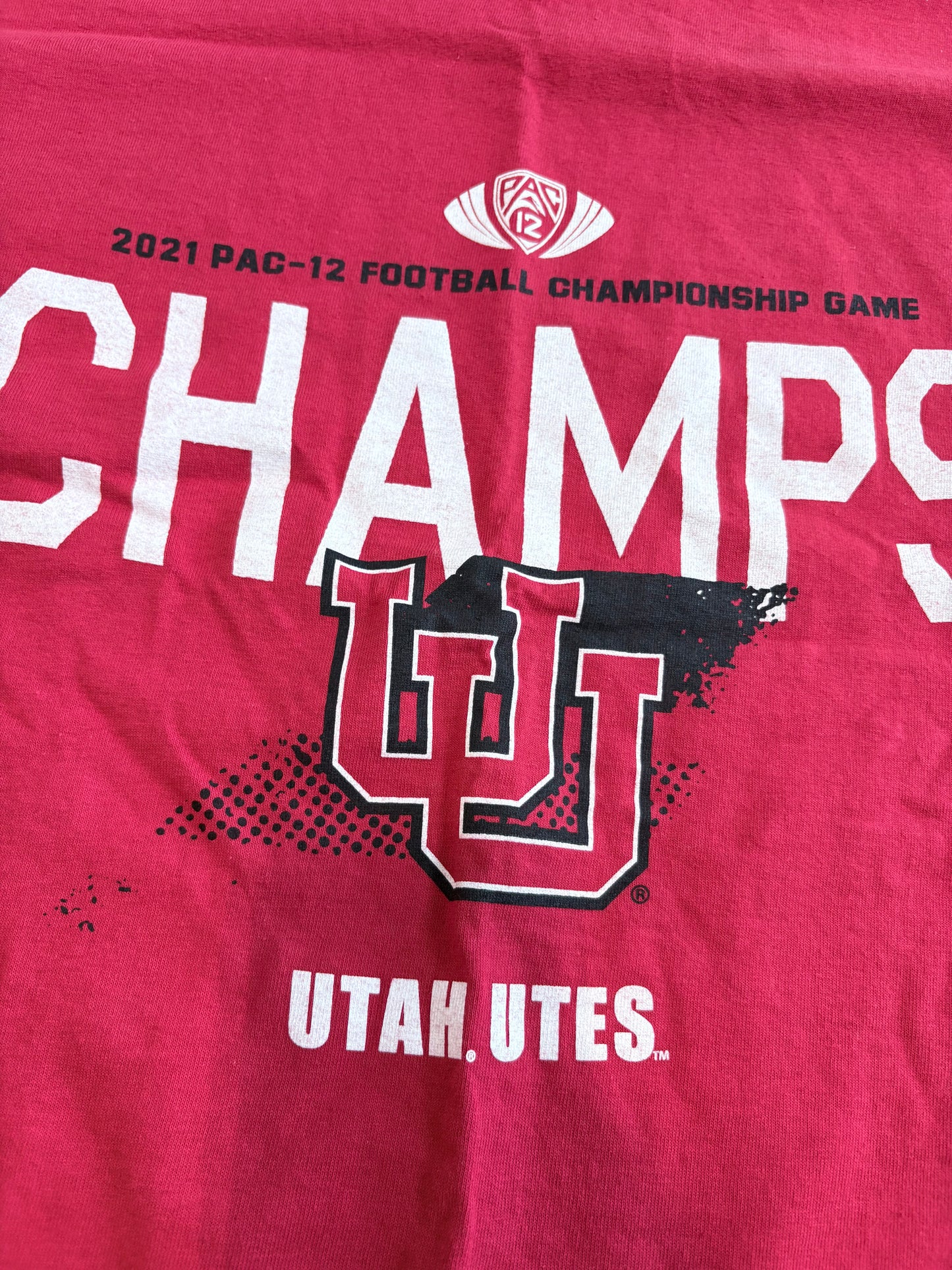Utah Utes 2021 Pac 12 Champions Graphic Tee