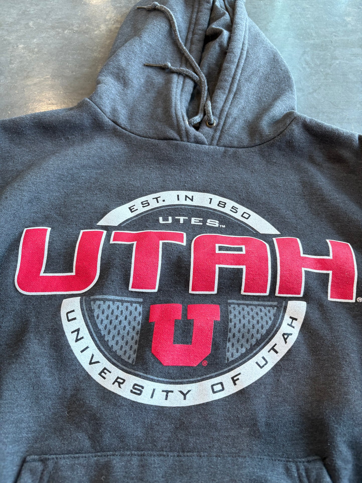 Y2K Utah Utes Graphic Hoodie