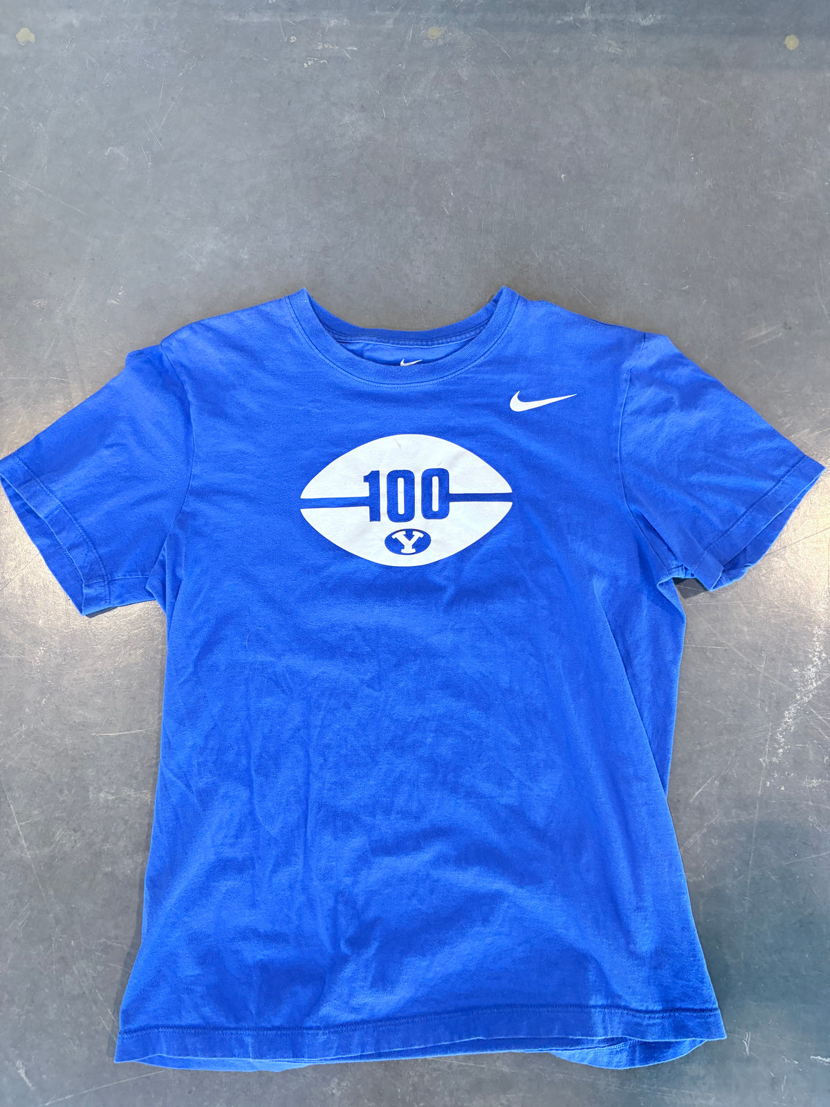 BYU Cougars Football 100th Anniversary Nike Graphic Tee