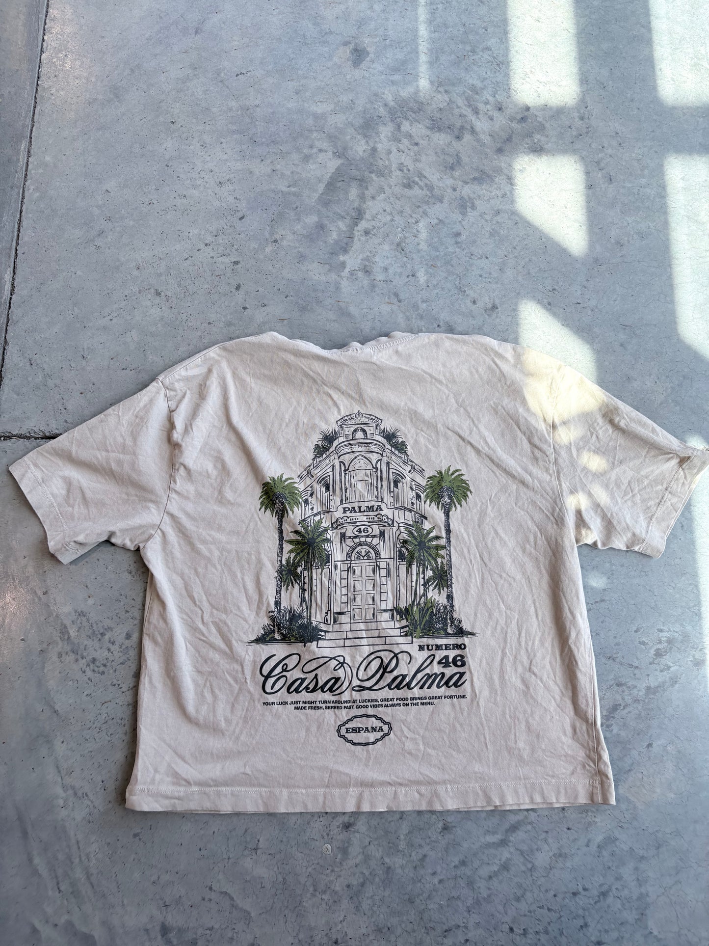 Casa Palma Boxy Streetwear Graphic Tee