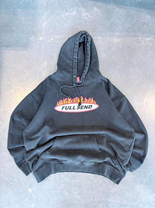 Full Send Flame Streetwear Graphic Hoodie