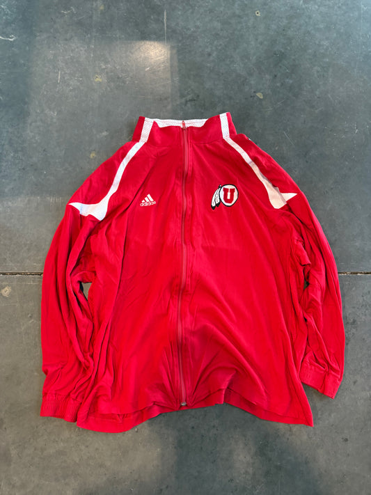 Utah Utes Vintage Y2K Mountain West Adidas Track Sweater
